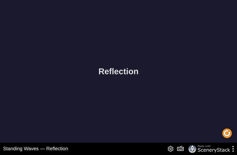 Standing Waves simulation screenshot